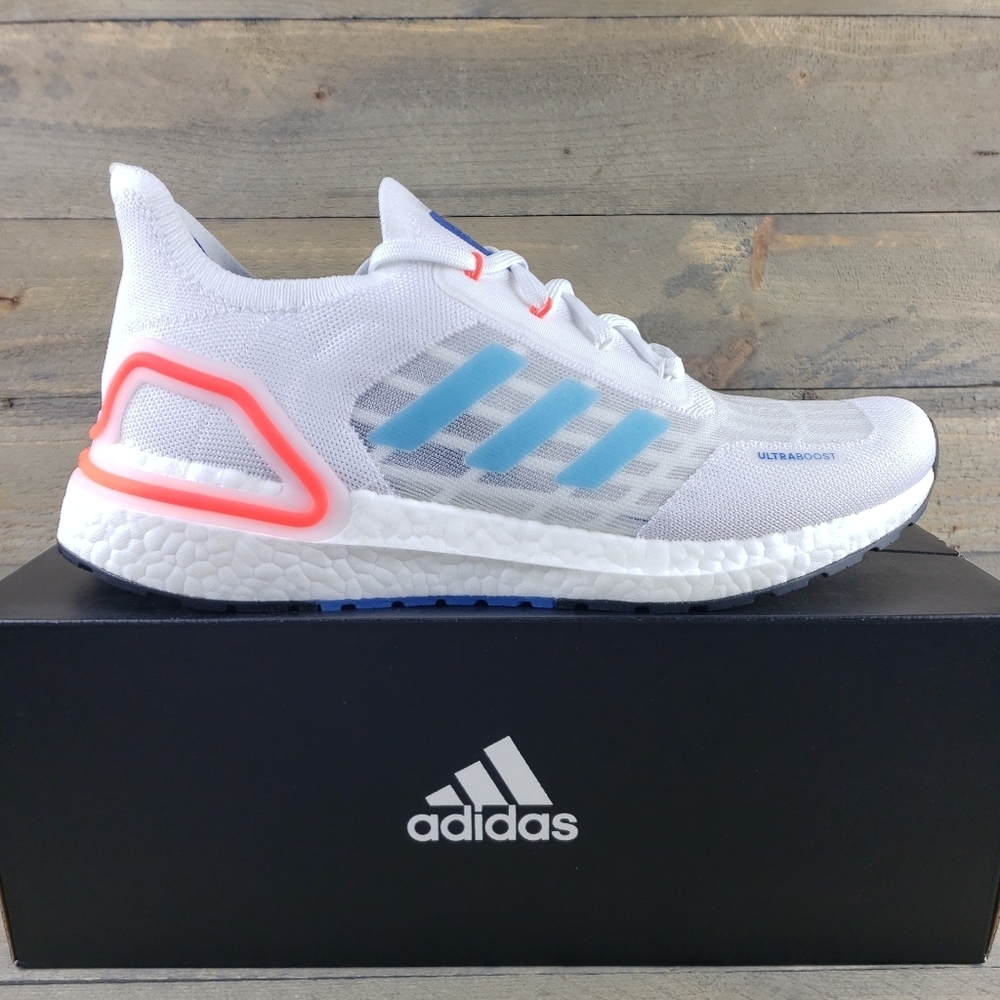 adidas UltraBoost_S.RDY Men's Running Shoe Casual Sneaker White Blue Orange